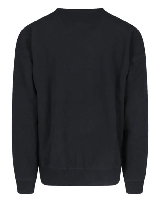 AWAKE NY Blue Logo-Patch Sweatshirt for men