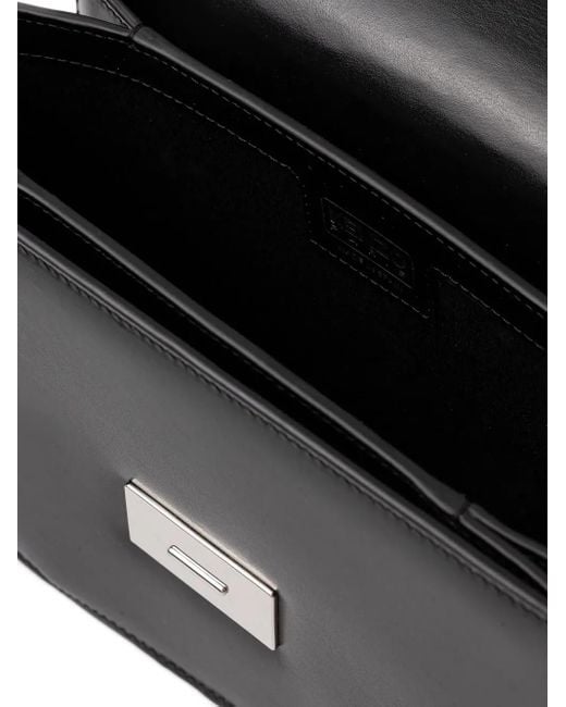 Sac Porté Épaule Ribbon En Cuir KENZO en coloris Black