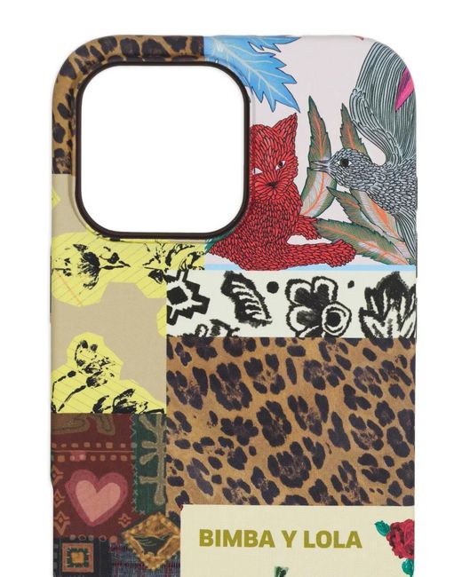 Bimba Y Lola White Iphone 15 Pro Max Patchwork Phone Case