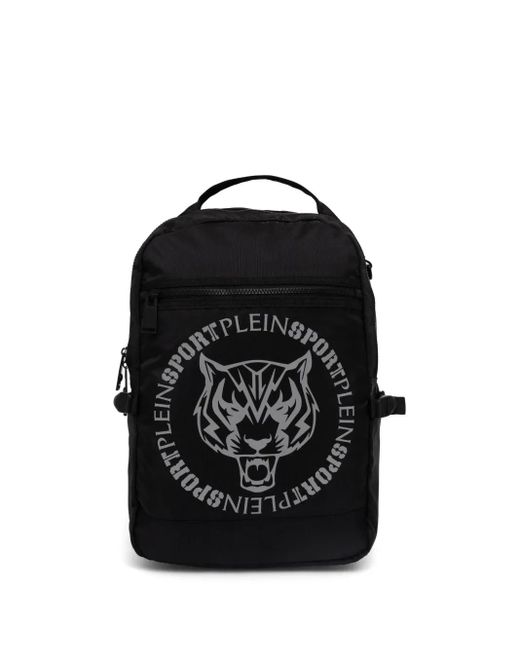 Philipp Plein Rucksack mit Logo-Print in Black für Herren