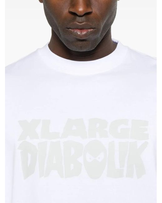 メンズ Xlarge Diabolik Tシャツ White