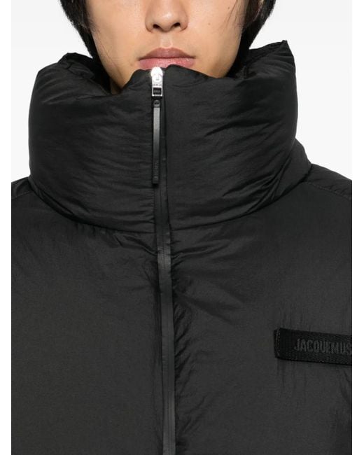 Jacquemus Gefütterte Jacke Mit Logo in Black für Herren