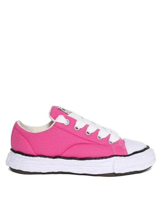 Maison Mihara Yasuhiro Pink Peterson 23 Canvas Lace-Up Sneakers for men