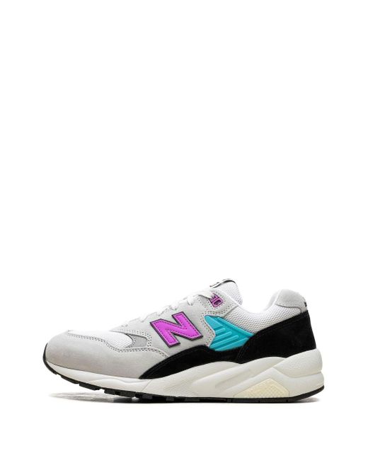 New Balance White 580 Sneakers