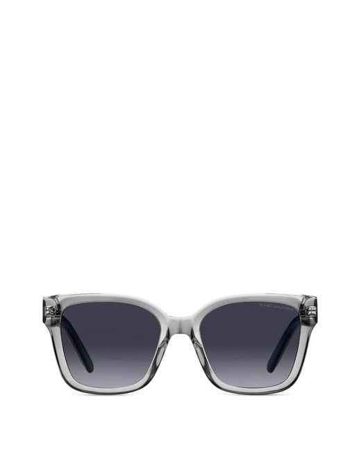 Marc Jacobs Blue Square-Shape Full-Rim Sunglasses