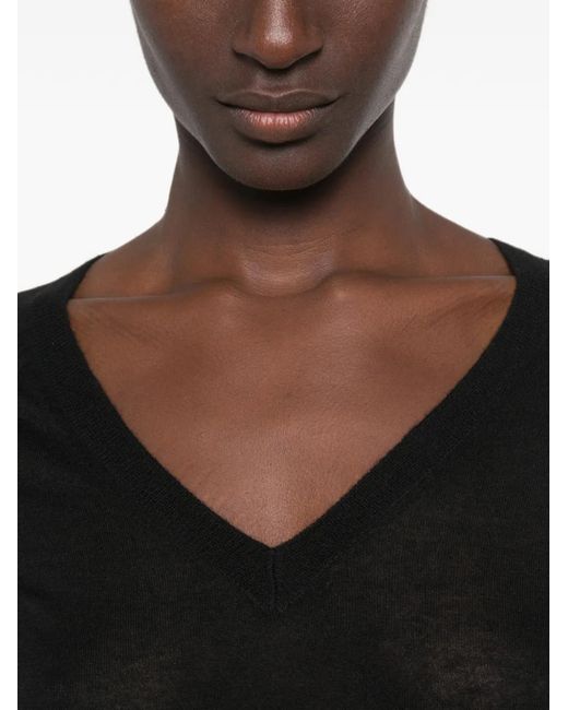 Joseph Black Cetus V-Neck Top