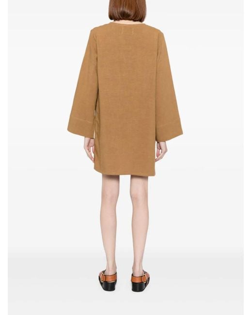 Robe À Fermeture Nouée Bambah en coloris Natural