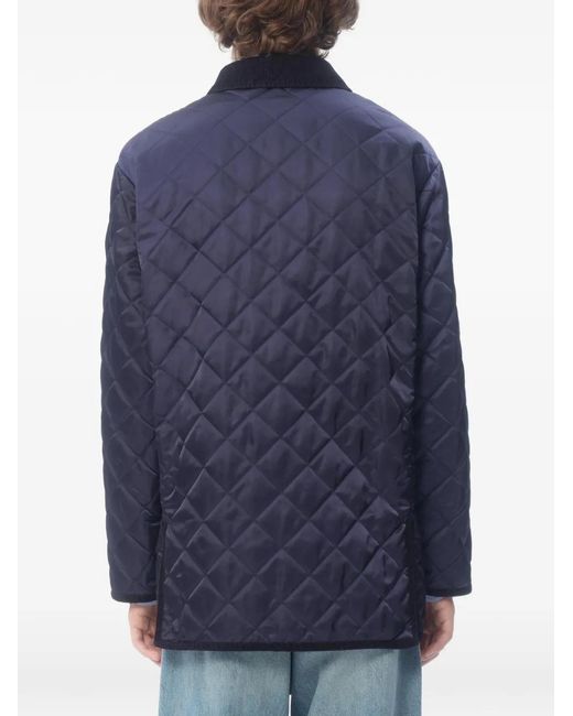 Valentino Garavani Blue Vlogo-Patch Jacket for men