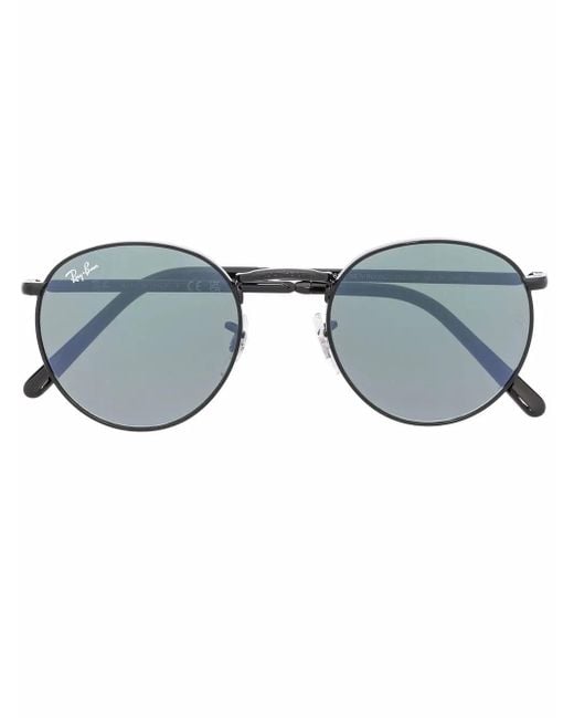 Ray-Ban Blue Sonnenbrille Mit Rundem Gestell
