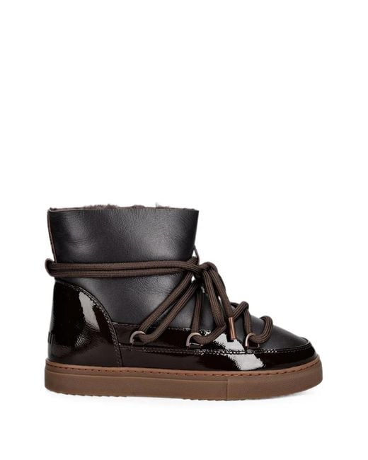 Inuikii Black Lace-Up Boots