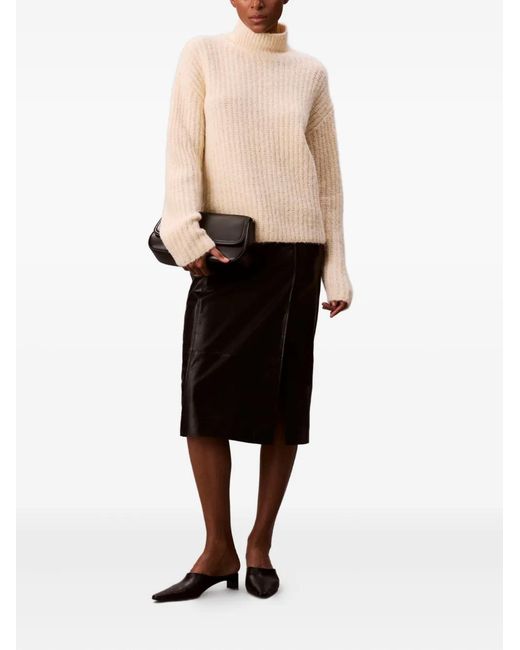 Calvin Klein Natural Roll-Neck Sweater