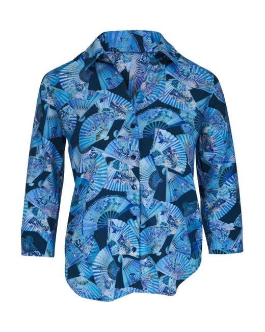 L'Agence Camille シャツ Blue
