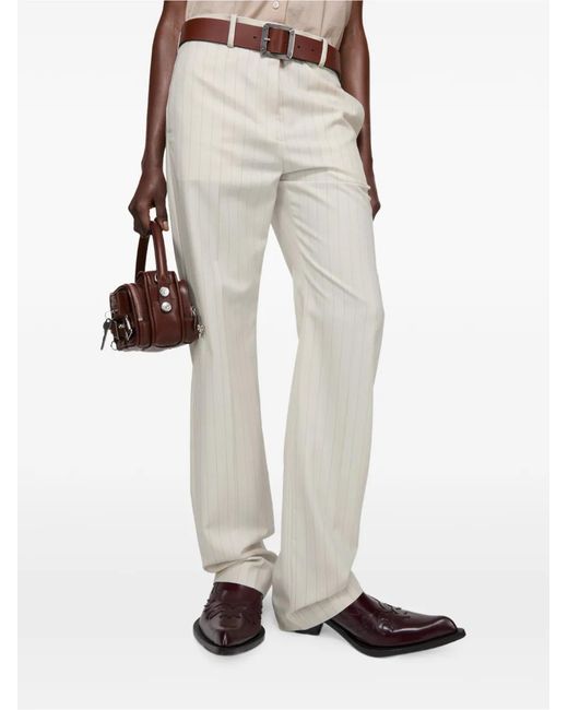 Acne Wollen Broek in het White