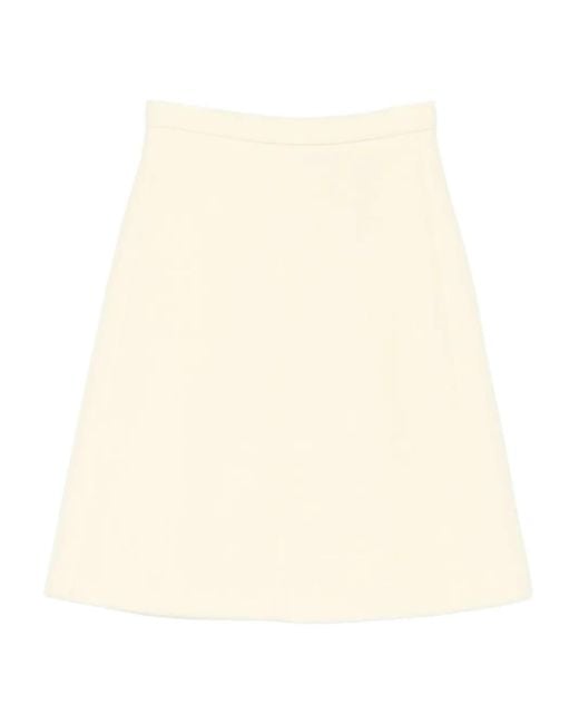 N°21 Natural Wool Blend Skirt