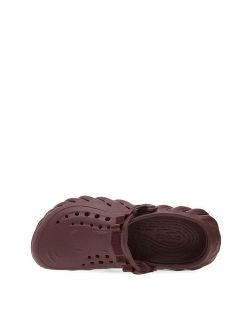 Clogs Traforate Echo di CROCSTM in Brown