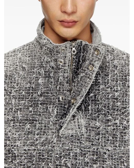 DIESEL Gray D-Flow-S2 Jacket