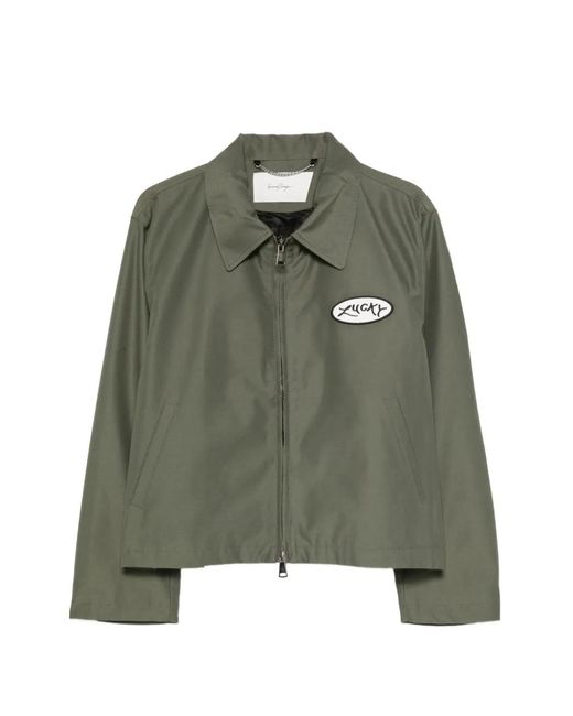 Second/Layer Green Lucky Station Jacket for men