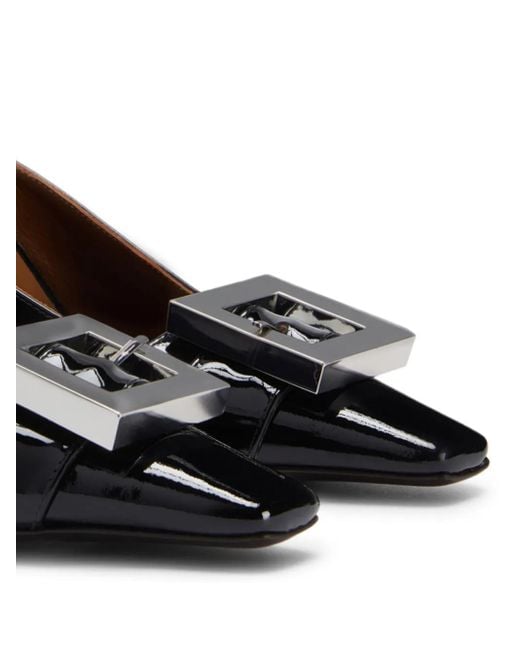 Giuseppe Zanotti Black 45Mm Brendha Buckle Pumps
