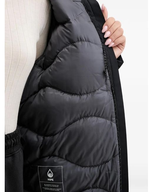 Peak Performance Black Hooded Parka Coat