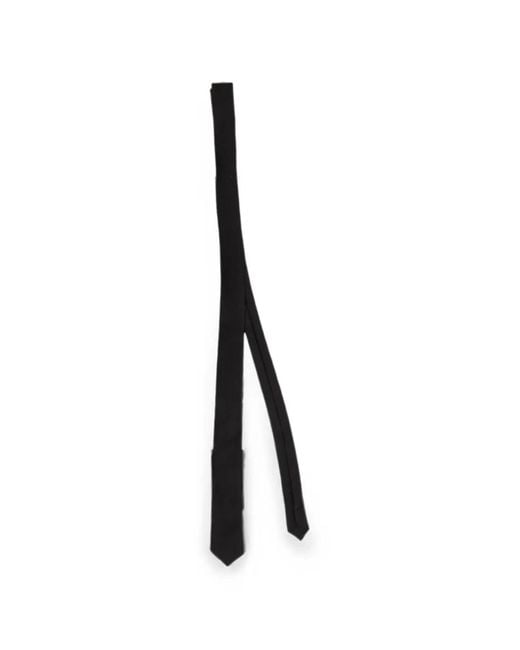 Saint Laurent White Monogram Silk Tie for men