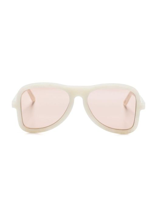 Séfr Pink Aster Pilot-frame Sunglasses for men