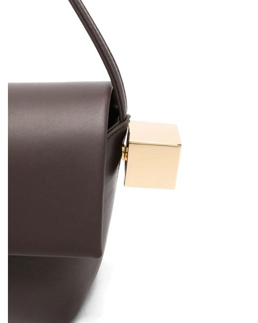 Jacquemus Brown Le Rond Carré Shoulder Bag