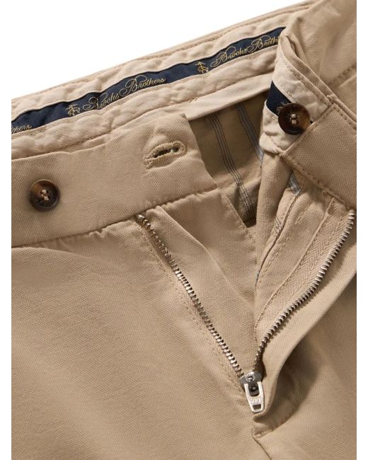 Brooks Brothers Slim-Fit Chino in het Natural voor heren