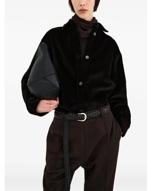 Studio Nicholson Brown Santini Corduroy Shirt