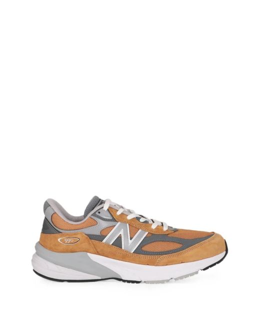 Todd Snyder White X New Balance Suede Panels Low-Tops Sneakers for men