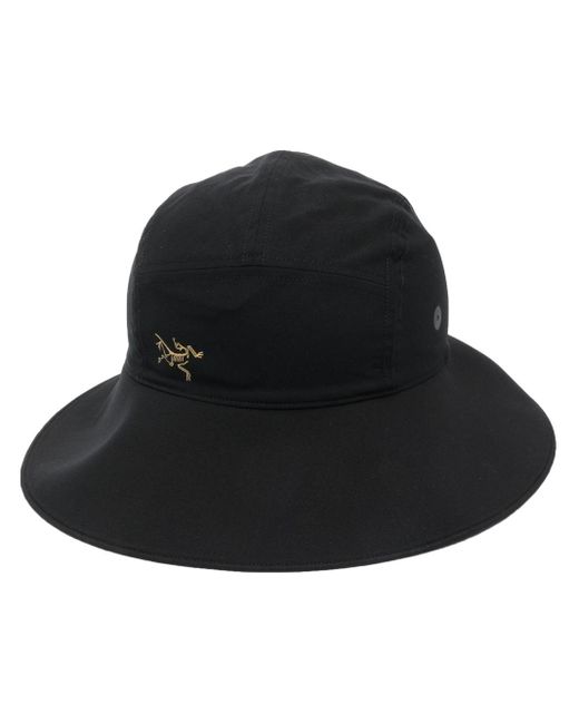 Arc'teryx Black Logo-print Bucket Hat for men