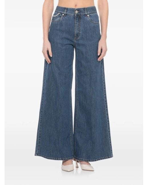 Panicale Blue Flared Jeans