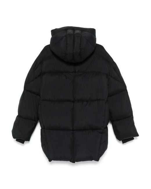 Thom Krom Black Quilted High-Neck Jacket