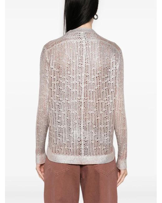 Avant Toi Trui Met Print in het Pink