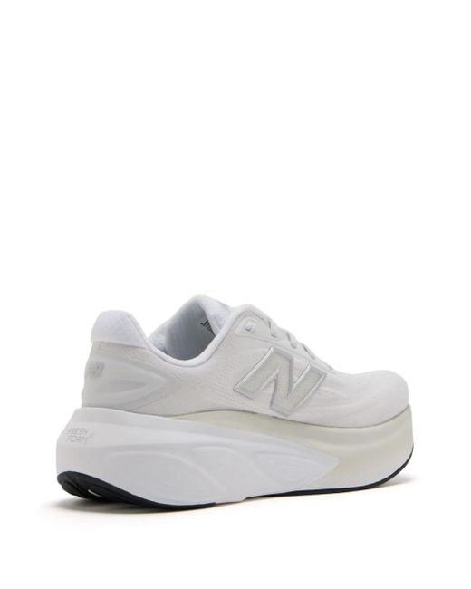 New Balance White Fresh Foam X Lace-Up Sneakers