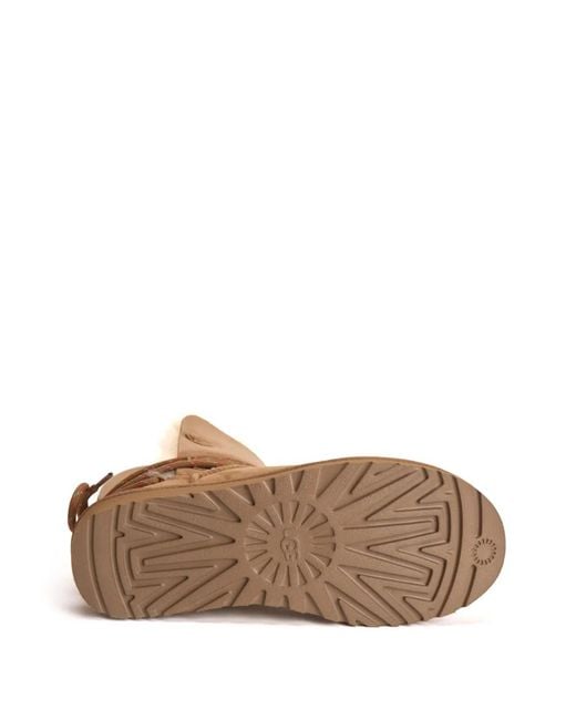 Ugg Brown Stiefel Aus Shearling Mit Logo