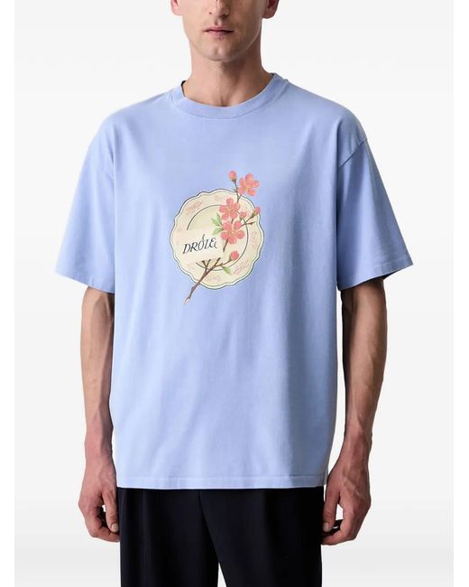 Drole de Monsieur Blue Drôle Porcelaine T-Shirt for men