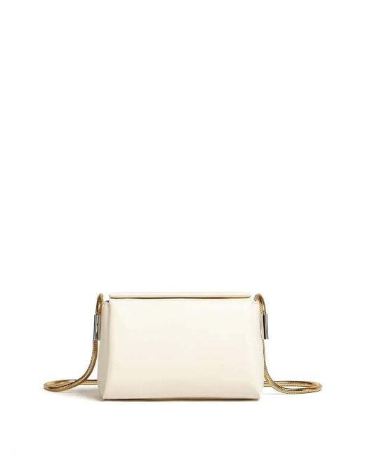 Marni Natural Small Toggle Bag In Ivory Leather