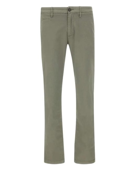 Re-hash Gray Logo-Patch Trousers for men