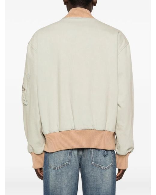 Vivienne Westwood White Bernardo Bomber Jacket for men