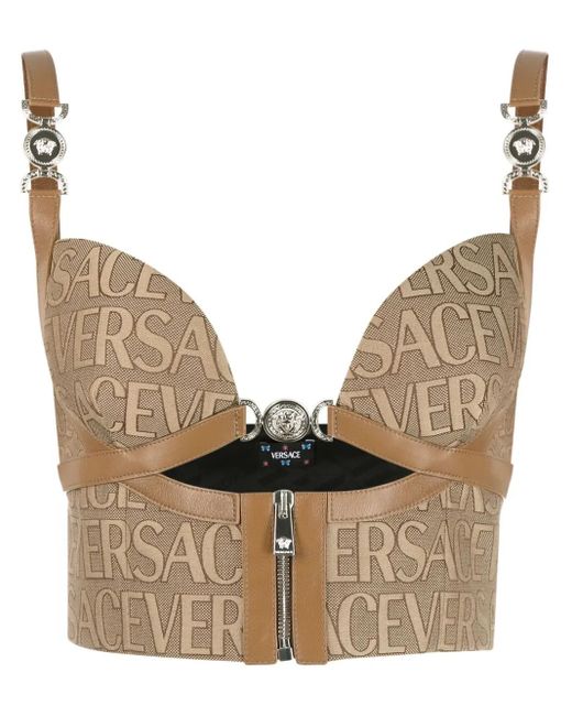 Versace Bustier Top in het Brown