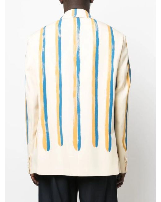 Marni Yellow Single-Breasted Blazer for men