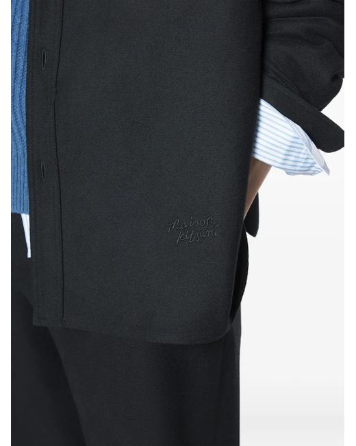 Chemise À Broderies Maison Kitsuné pour homme en coloris Blue