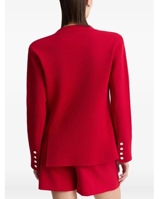 Liu Jo Red Knitted Blazer