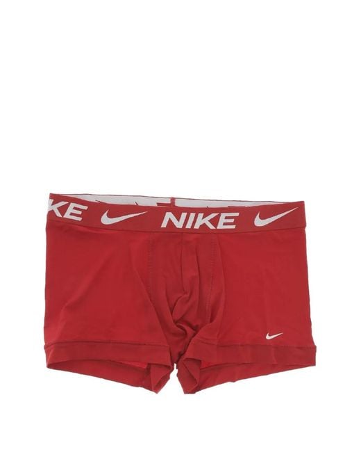 Nike Red Dri-Fit Essential Micro Boxers (Set Of Two) for men