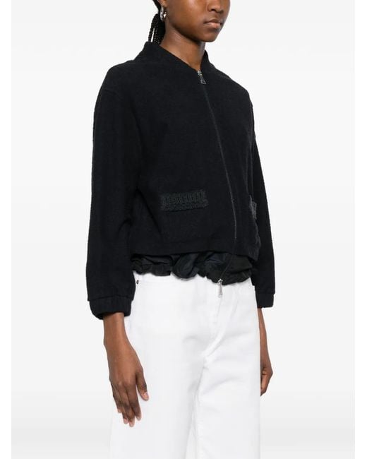 Moncler Black Zip Pocket Sweater