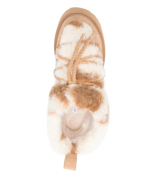 Inuikii Natural 50Mm Teddy Platform Shearling Boots