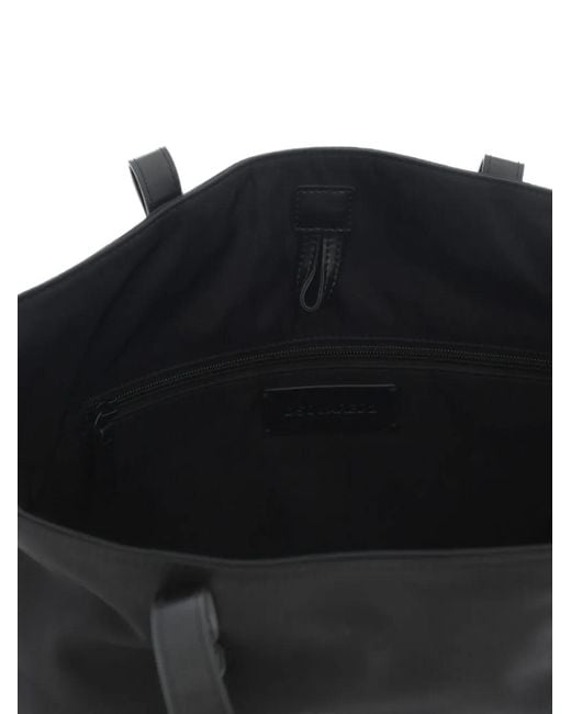 DSquared² Black Icon Mini Hearts Shopping Bag