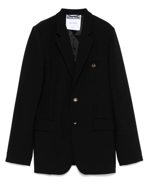 Moschino クレープ ジャケット Black