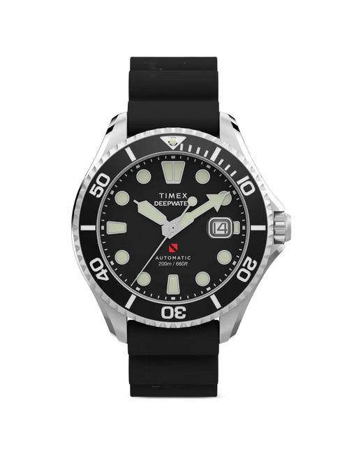 Timex Black Deepwater 44Mm Watch for men