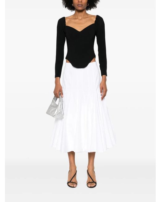 MOOS STUDIO Black Off-Shoulder Top